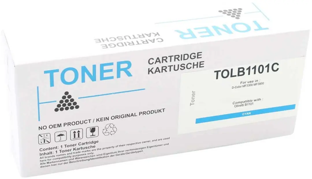 Oki TOLB1101C Toner Cyaan 10.000 Pagina's