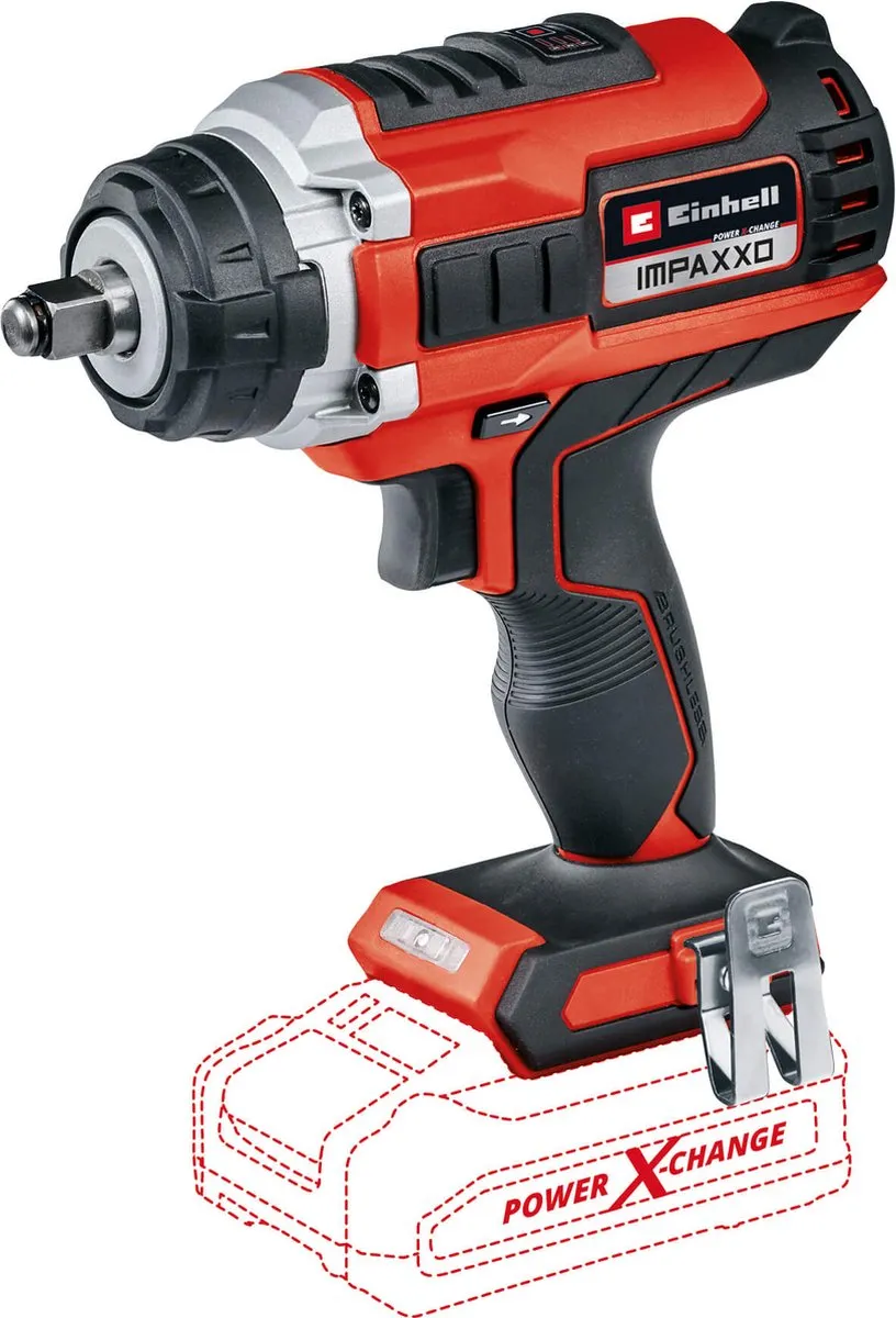 Einhell Accu Slagmoersleutel IMPAXXO 18/400 Power X-Change - 400 Nm