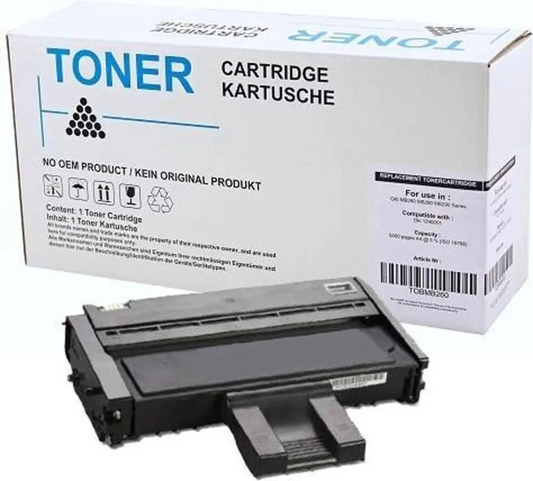 Ricoh 408160 Compatible Toner Zwart - 2600 Pagina's