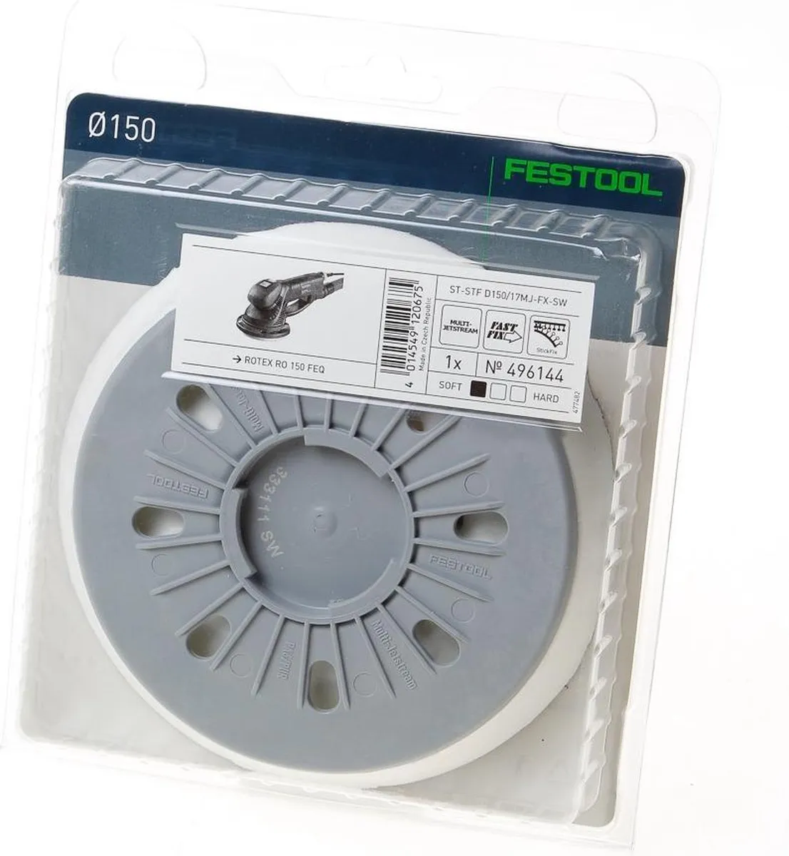 Festool ST-STF D150/MJ2-FX-SW Schuurschijf 150mm - FastFix Super Soft
