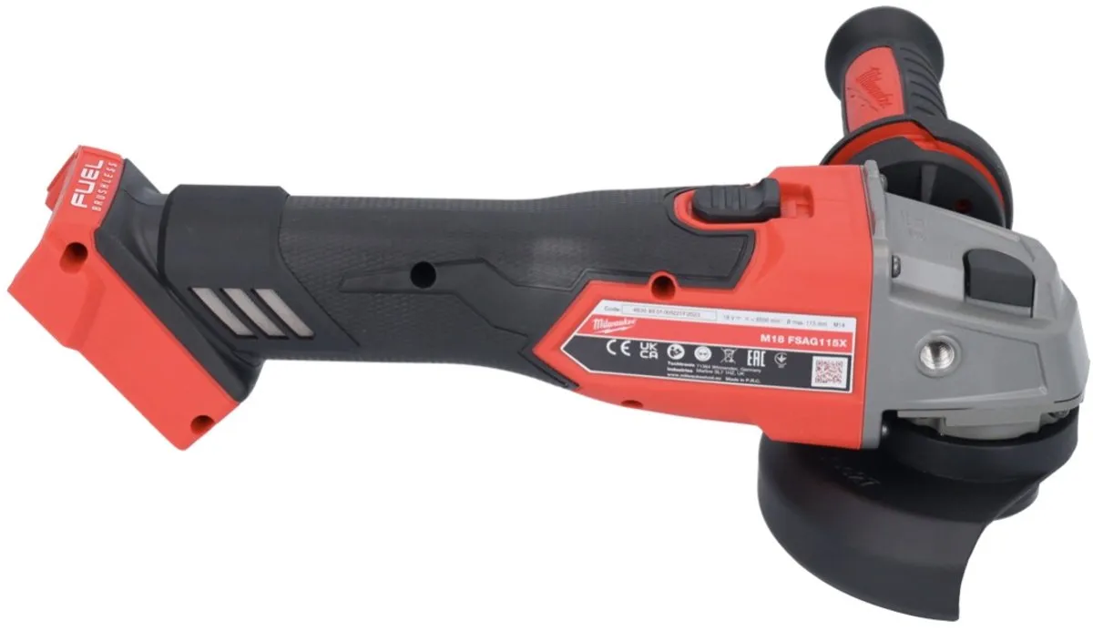 Milwaukee M18 FSAG115X Haakse Slijper 115mm - 3.0Ah Accu - afbeelding 4 van 5