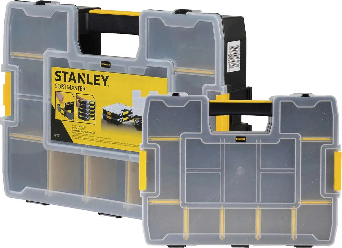 Stanley SortMaster Bonuspack 2in1 Junior - 2 Stuks - Groen