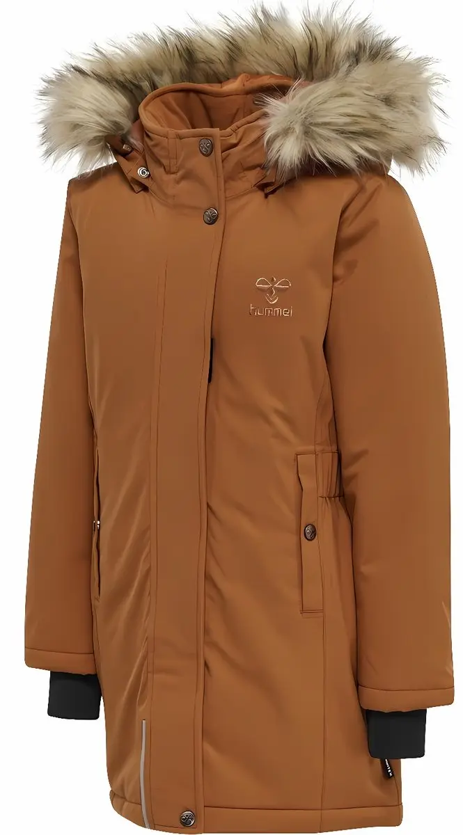 Hummel Hmlalma Tex Coat Kinderwinterjas 140 - Bruin - afbeelding 6 van 6
