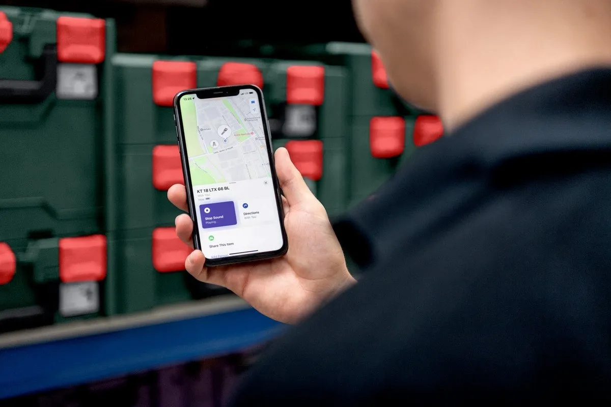 Metabo Tracker 626965000 - iOS/iPad Beschermhoes IP67 - Zwart