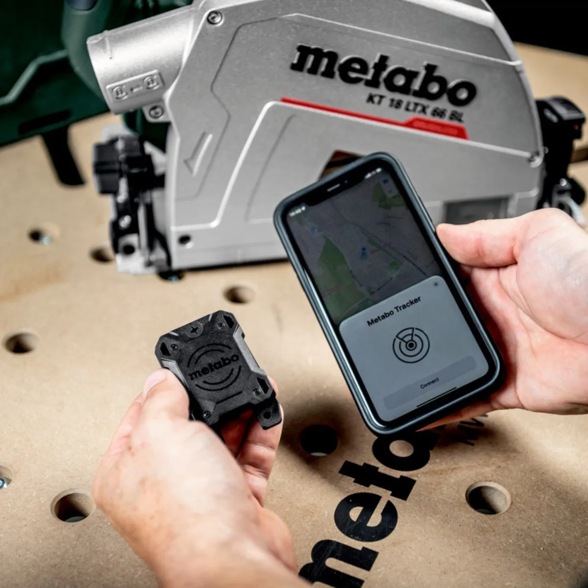 Metabo Tracker 626965000 - iOS/iPad Beschermhoes IP67 - Zwart