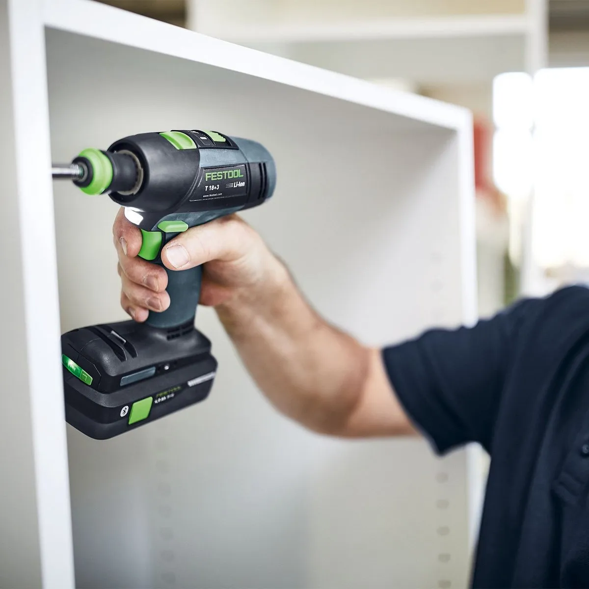 Festool T 18+3 HPC 577609 Accu Schroefboormachine 18V - 2x 4,0Ah - afbeelding 6 van 6