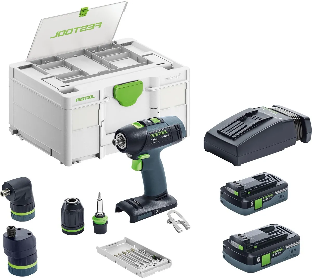 Festool T 18+3 HPC 577609 Accu Schroefboormachine 18V
