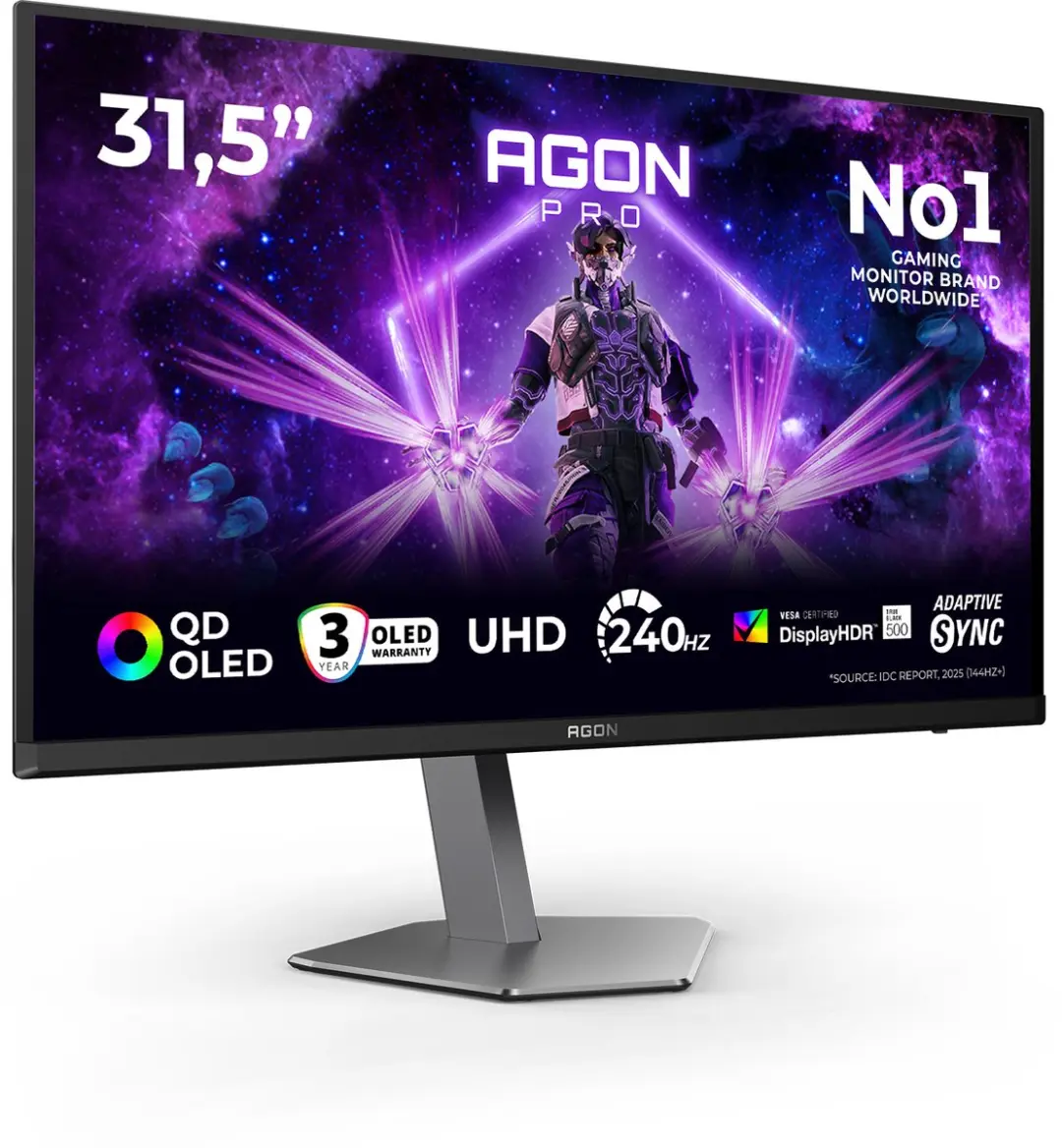 AOC AGON PRO AG326UZD2P Monitor 31.5" 4K - Zwart