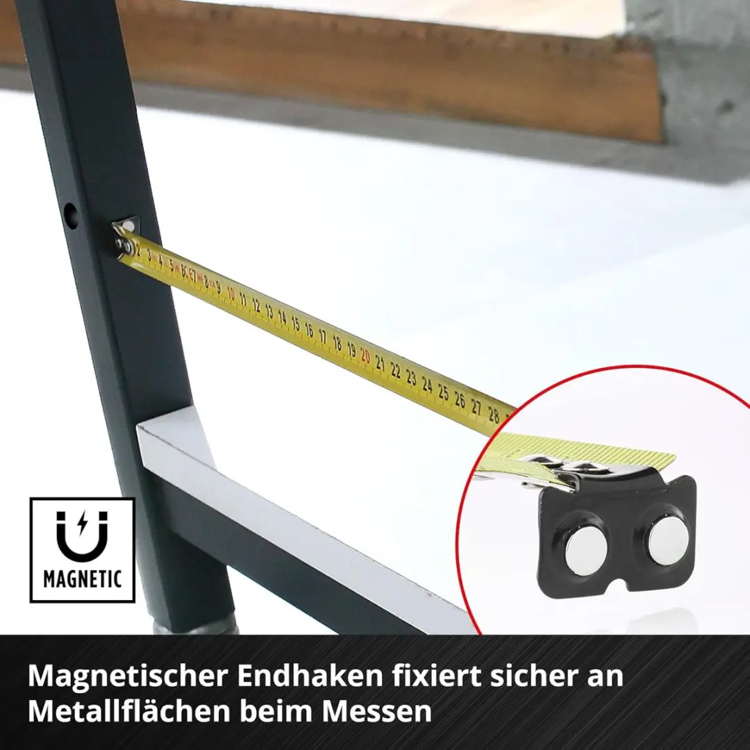 Einhell Meetband 5m Autolock - Magnetisch - Nylon Coating - afbeelding 6 van 6