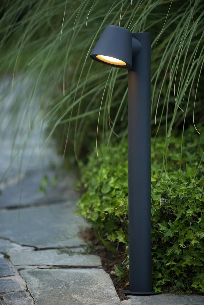 Lucide DINGO-LED Sokkellamp 5W 3000K - Antraciet - afbeelding 6 van 6