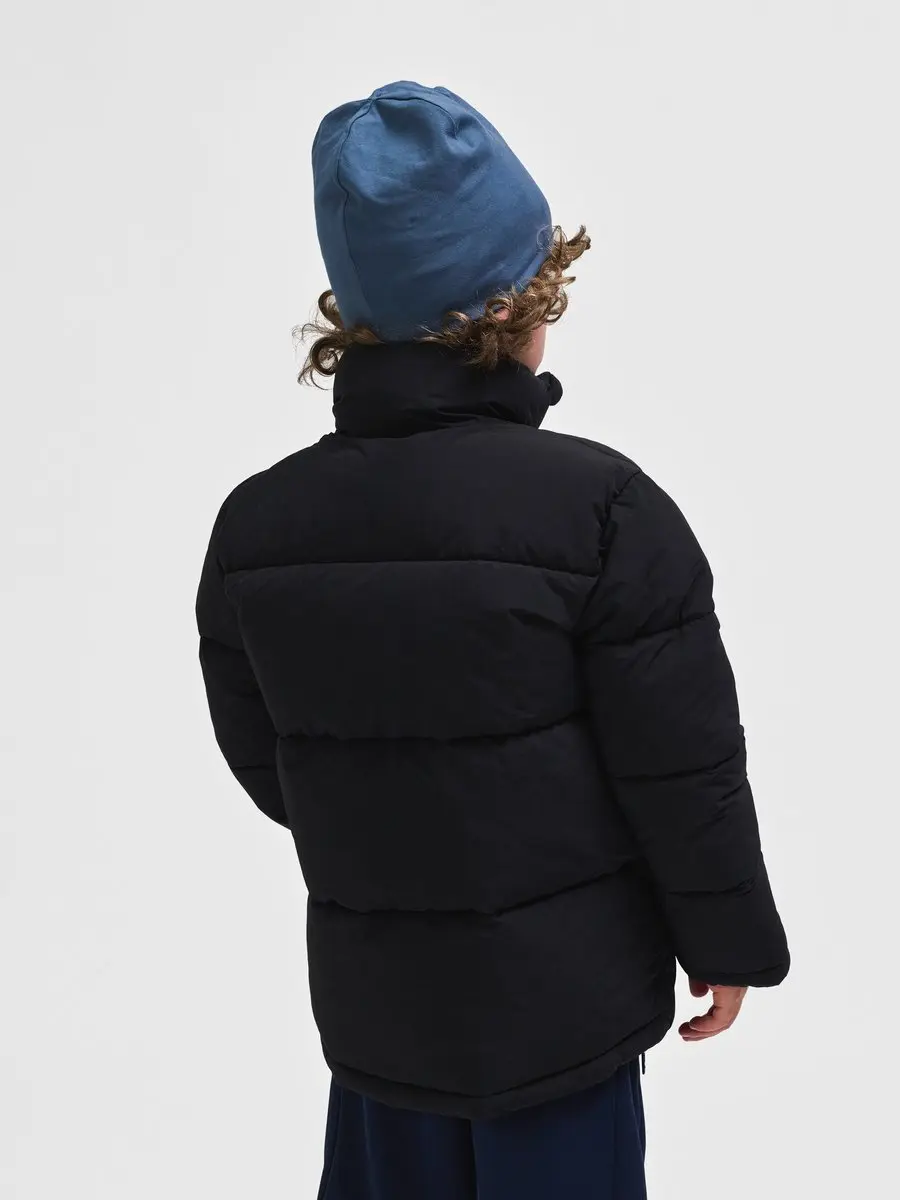 Hummel Hmlcrisp Tex Jacket 224913 Kinderwinterjas - 134 - Zwart - afbeelding 6 van 6