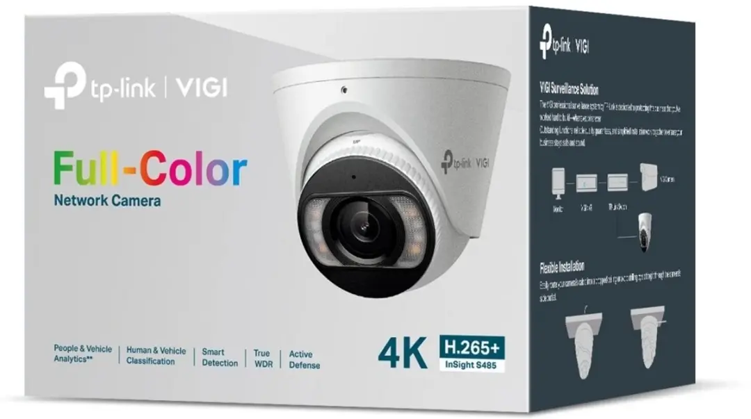 TP-Link INSIGHT S485(2.8MM Bewakingscamera - 2.8mm - Wit