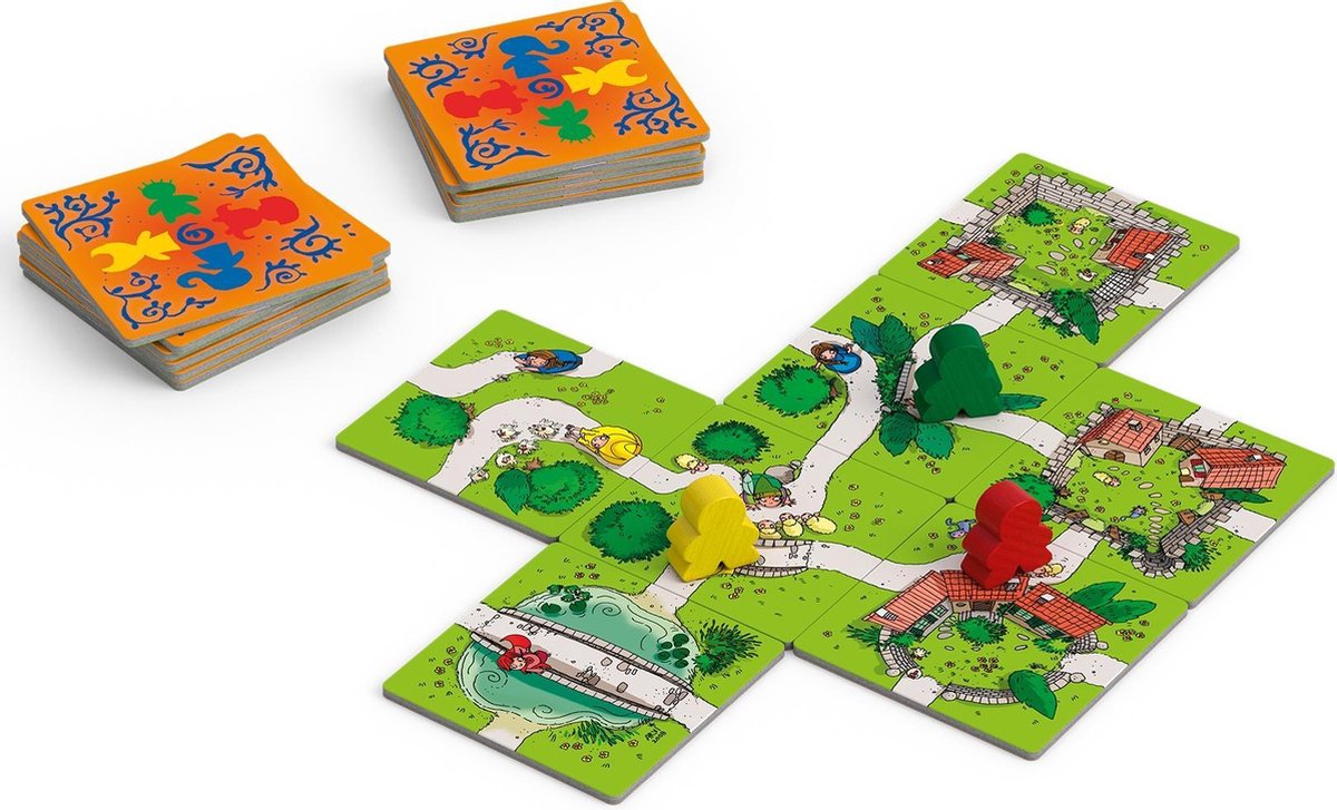 999 Games - Carcassonne - Junior - Bordspel - Vanaf 4 jaar - Kinderspel - Gezelschapsspel - Educatief spel