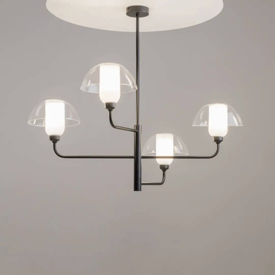 Maytoni Hanglamp Memory - 4 Lichtpunten Zwart