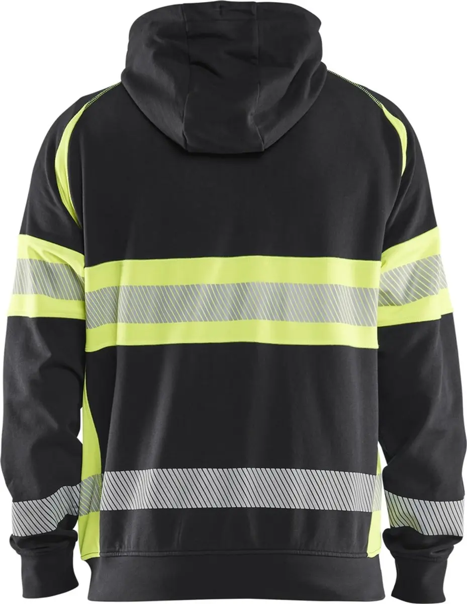 Blåkläder 3552-1158 High Vis Sweatshirt - XXL - Zwart/Geel