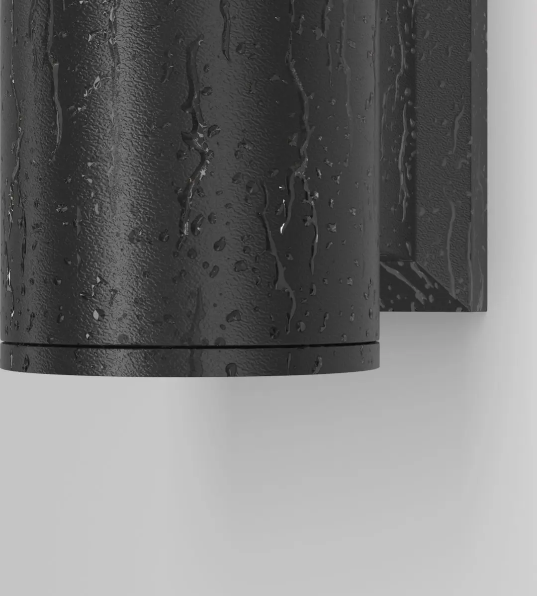 Maytoni Outdoor Wandlamp Bowery Ø6,4cm - Zwart