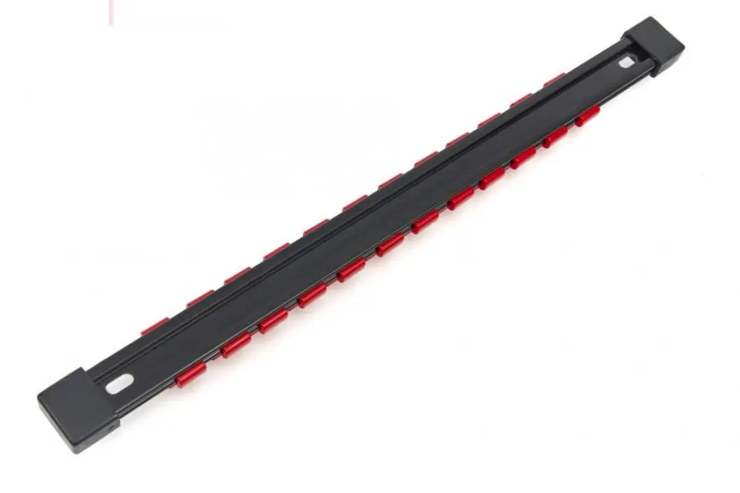 HBM 6-delige Kunststof Doppenrails Set - 86 Stuks 1/4-3/8-1/2"