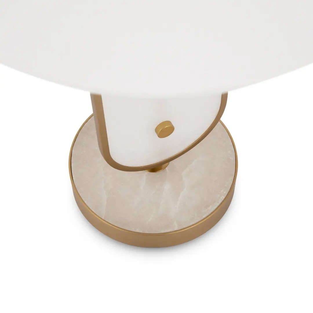 Maytoni Marmo Tafellamp - Goud Ø28cm
