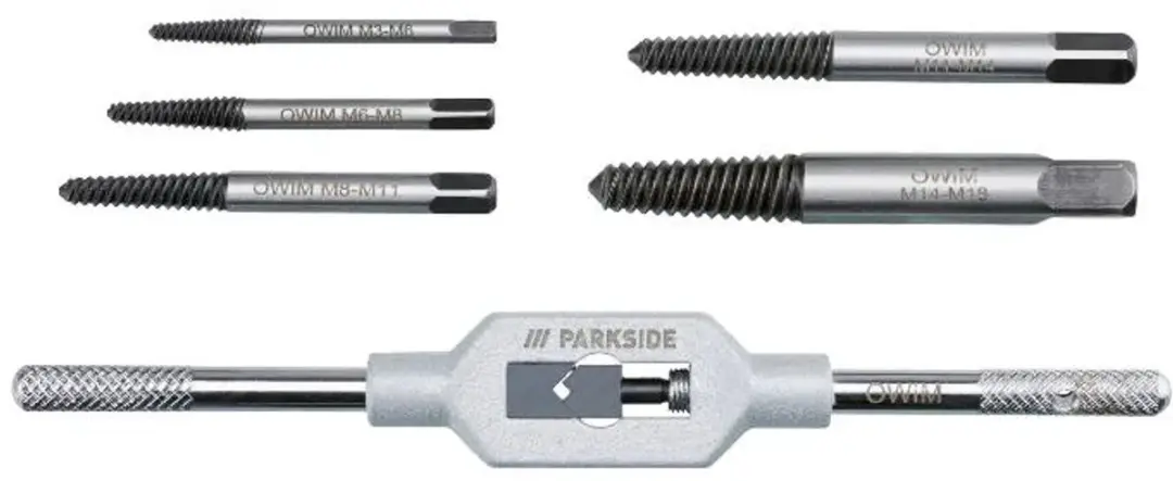 Parkside Schroefuitdraai Set 6 Stuks