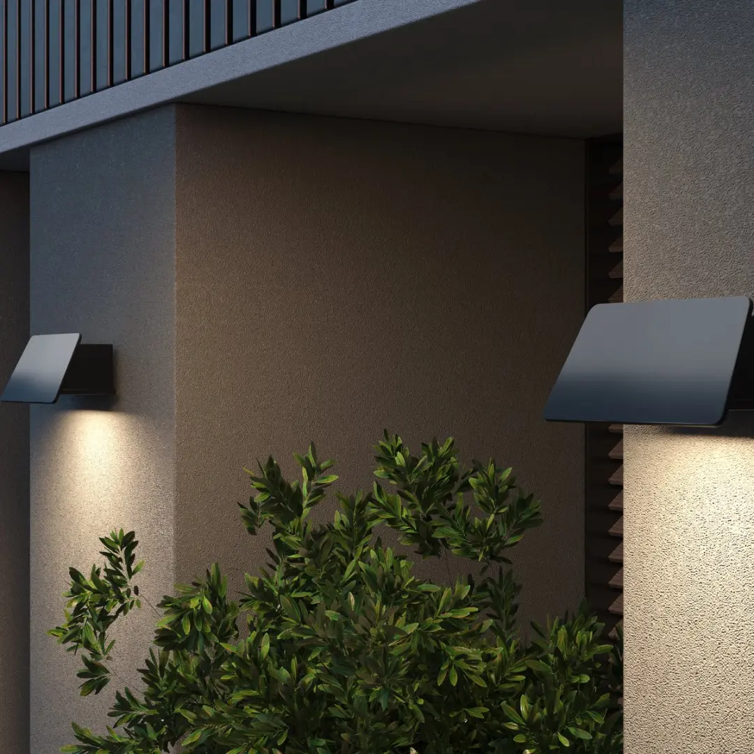 Maytoni Outdoor Wandlamp Trupp Grafiet 6W