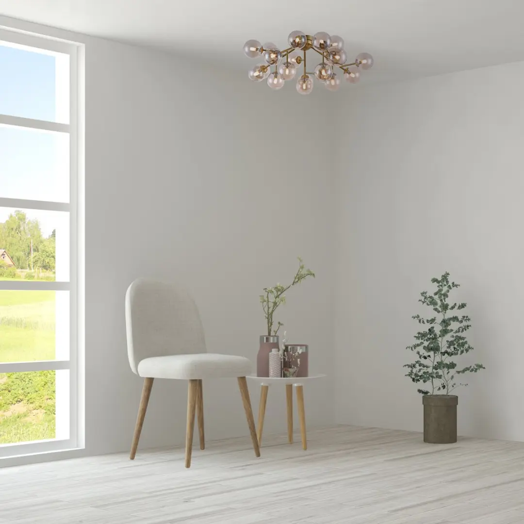 Maytoni Dallas Plafondlamp Goud Ø75cm