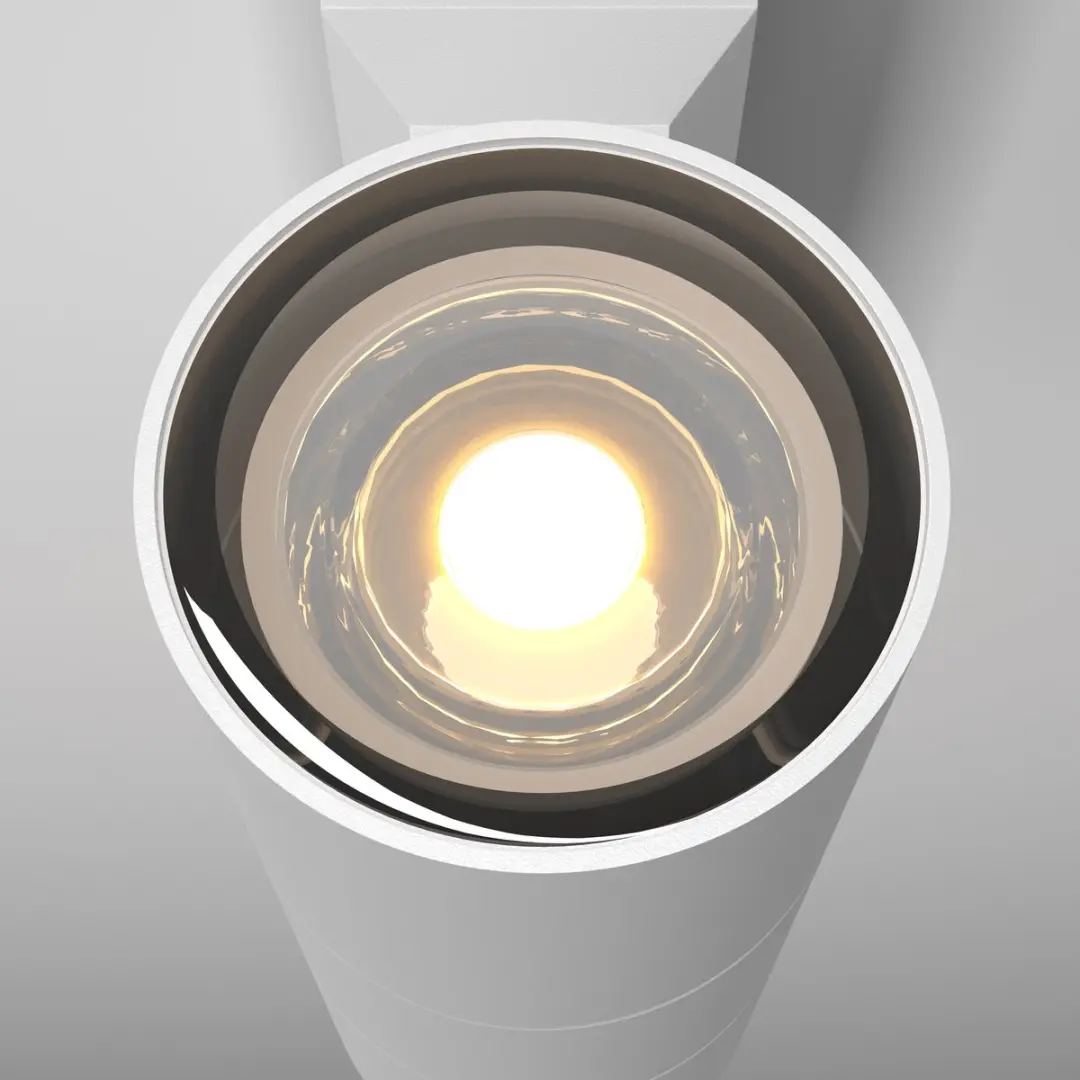 Maytoni Outdoor Wandlamp Bowery - Wit Ø6,4cm