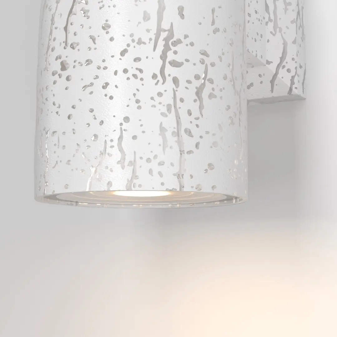 Maytoni Outdoor Wandlamp Bowery - Wit Ø6,4cm