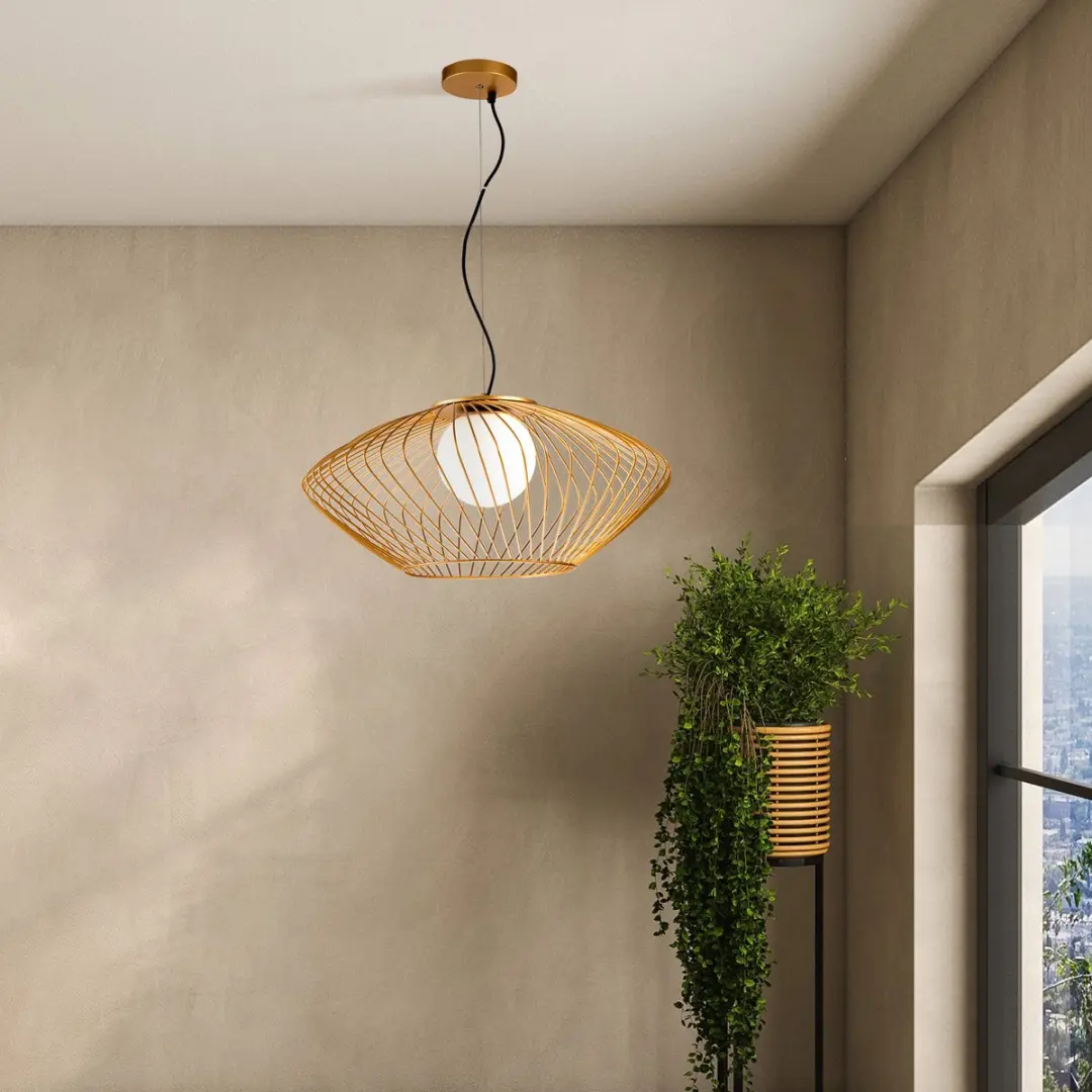 Maytoni Plec Hanglamp - Goud Ø52