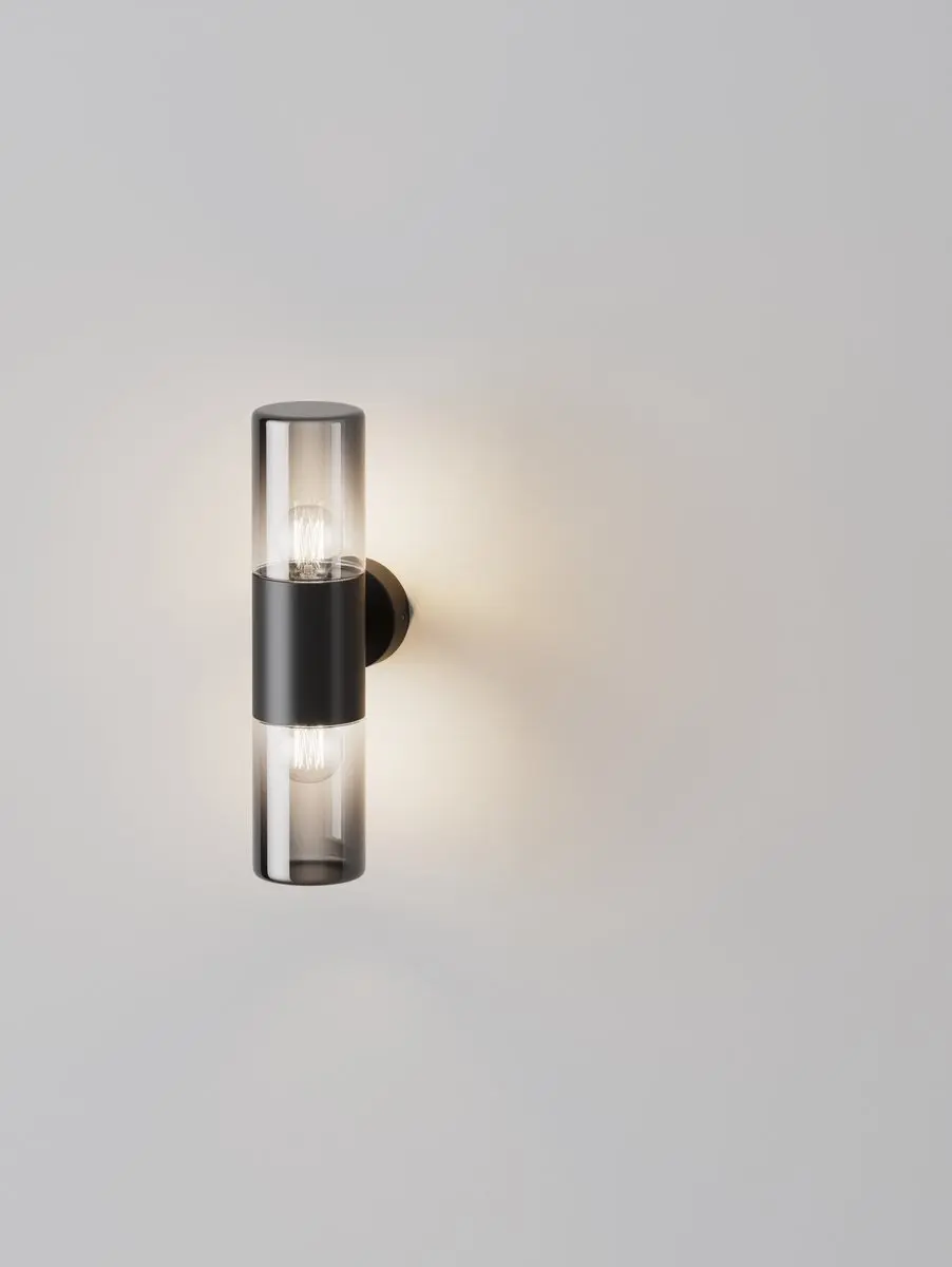 Maytoni Outdoor Wandlamp Amas Grafiet Ø8cm