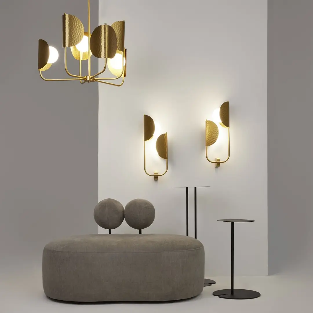 Maytoni Tropic Wandlamp - 2 Lichtpunten - Goud