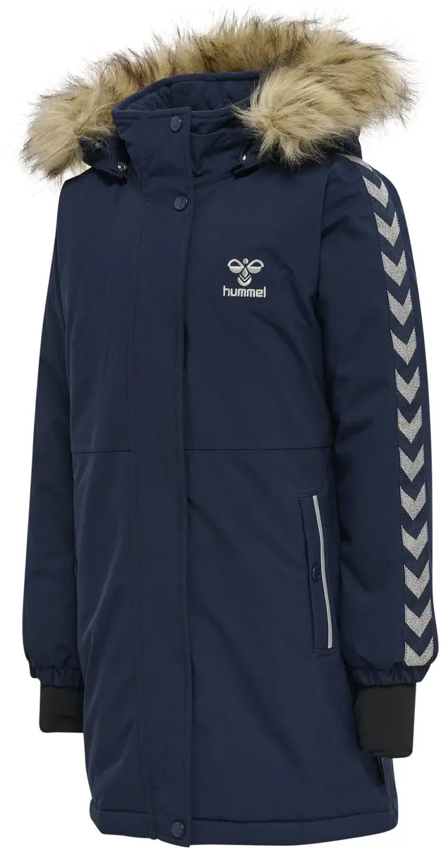 Hummel Kinderwinterjas Hmlleaf Tex Coat 215044 - 122 cm - Zwart