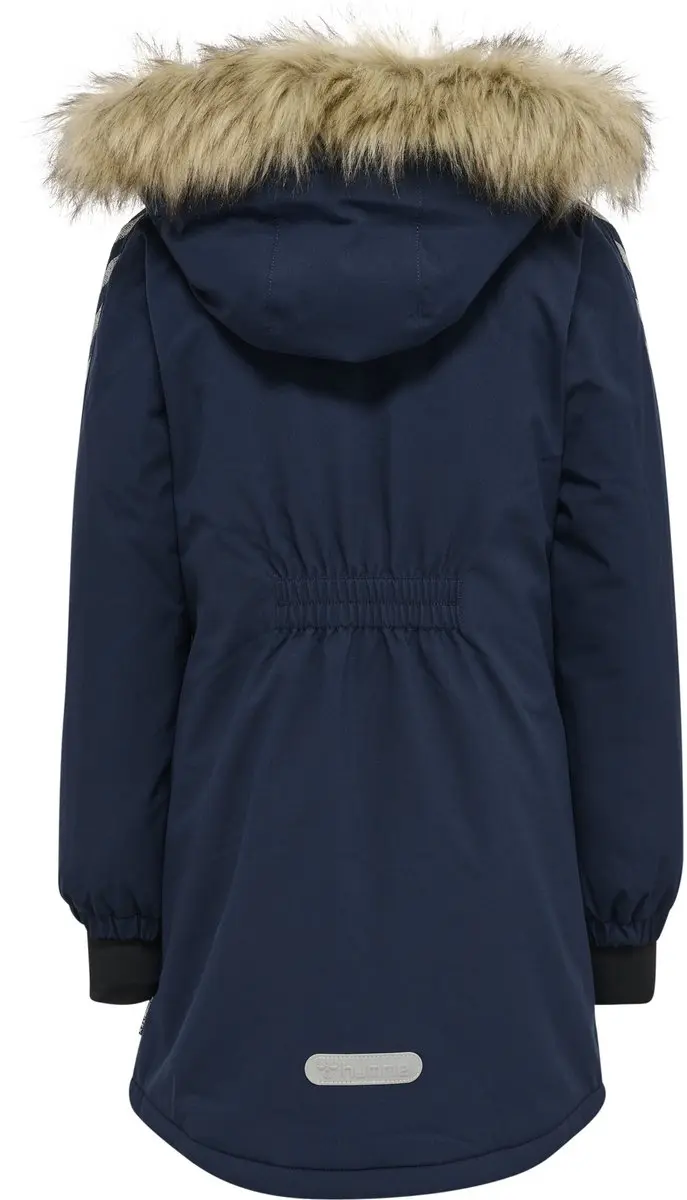 Hummel Kinderwinterjas Hmlleaf Tex Coat 215044 - 122 cm - Zwart