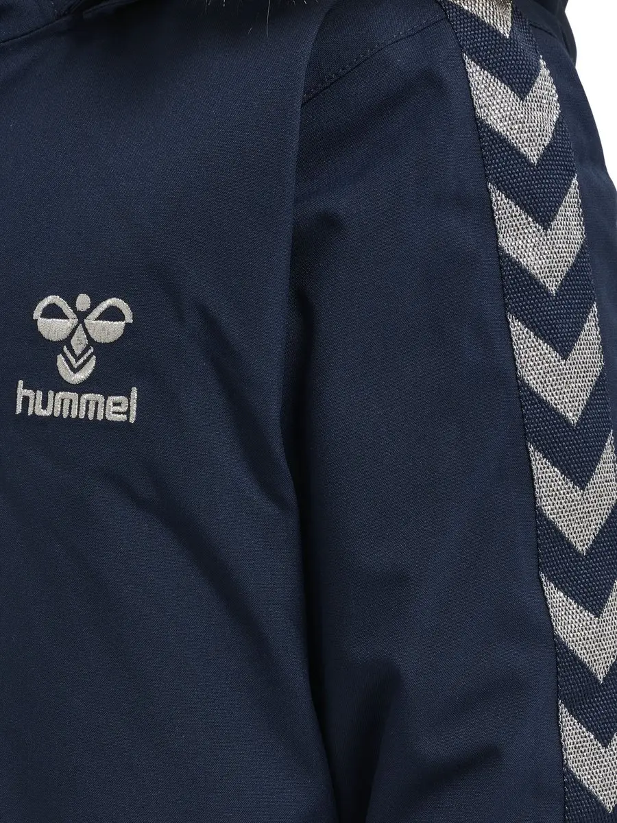 Hummel Kinderwinterjas Hmlleaf Tex Coat 215044 - 122 cm - Zwart