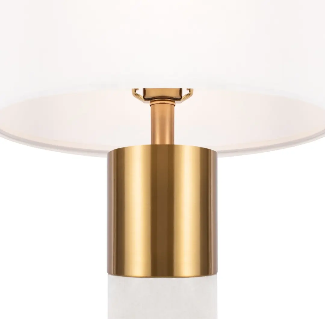 Maytoni Tafellamp Bianco - Ø39cm - Goud