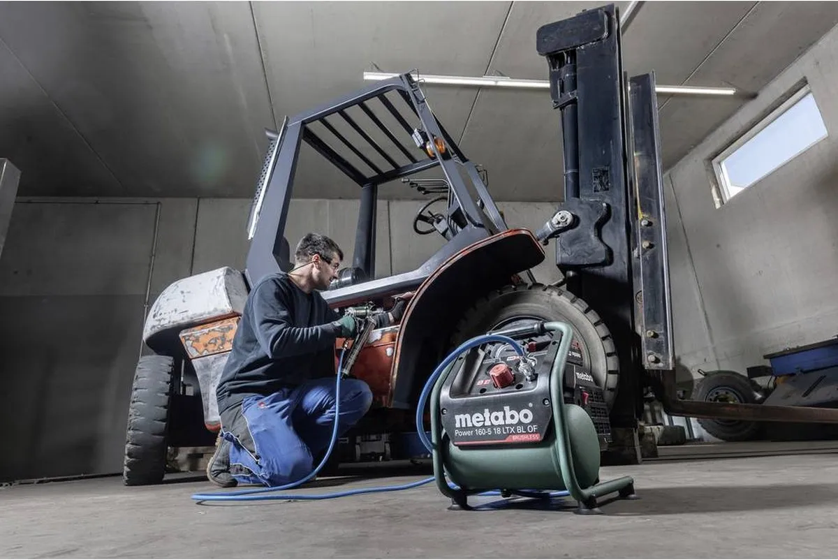 Metabo Power 160-5 18 LTX BL OF 18V Accu Compressor - 8 bar - 120L/min - Koolborstelloos