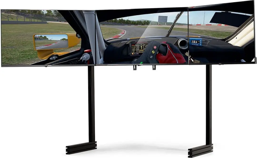 Next Level Racing Elite NLR-E036 Triple Monitorstand - Zwart - afbeelding 6 van 6