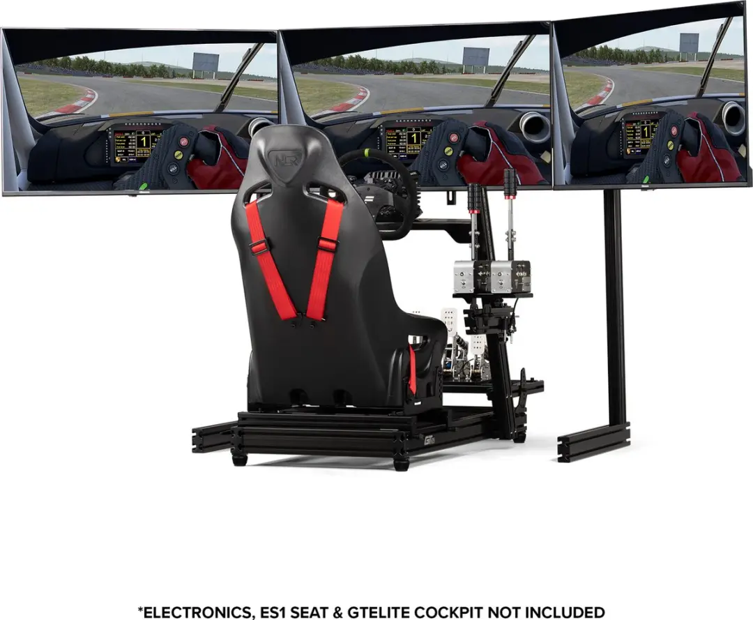 Next Level Racing Elite NLR-E036 Triple Monitorstand - Zwart