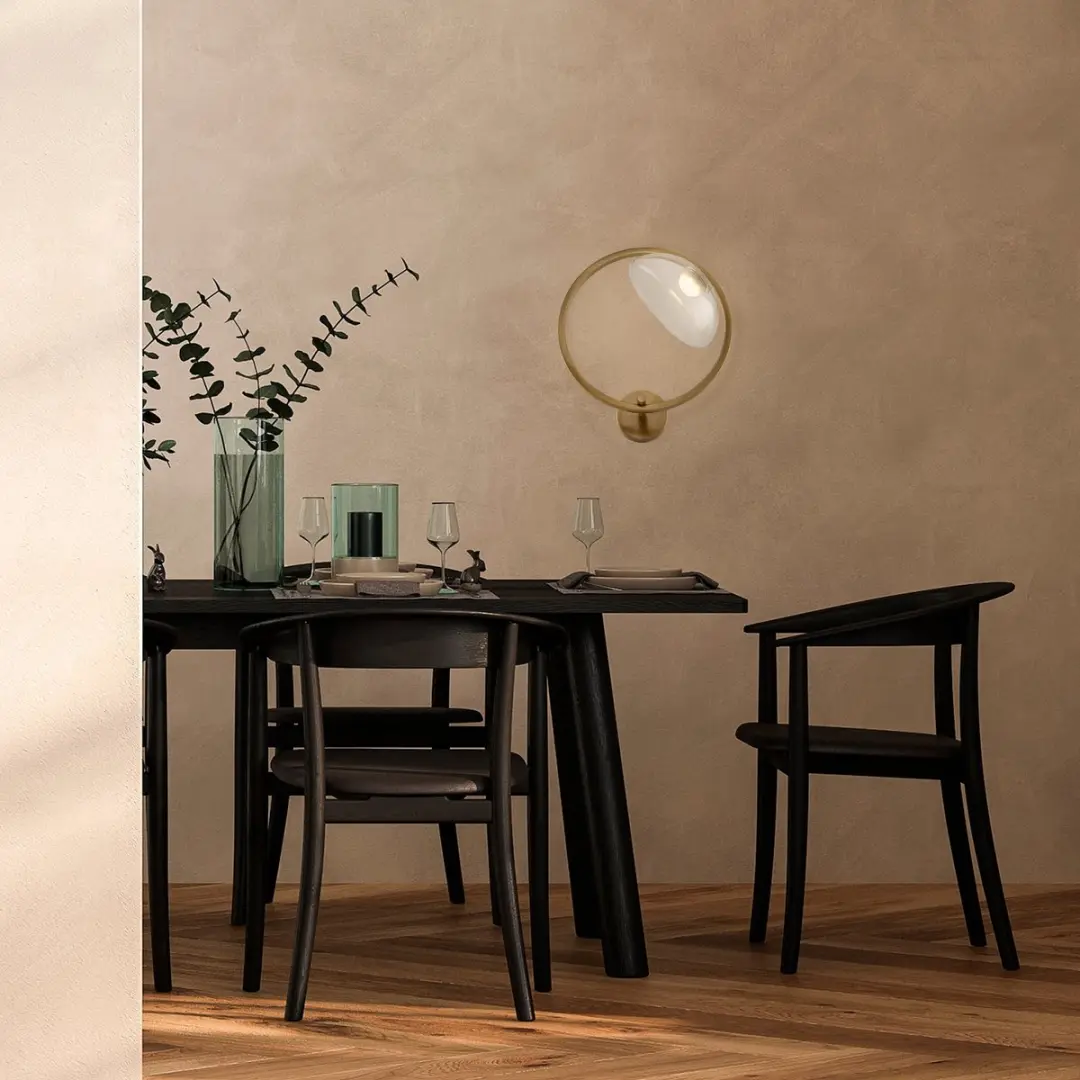 Maytoni Wandlamp Lunare Messing - Ø32cm