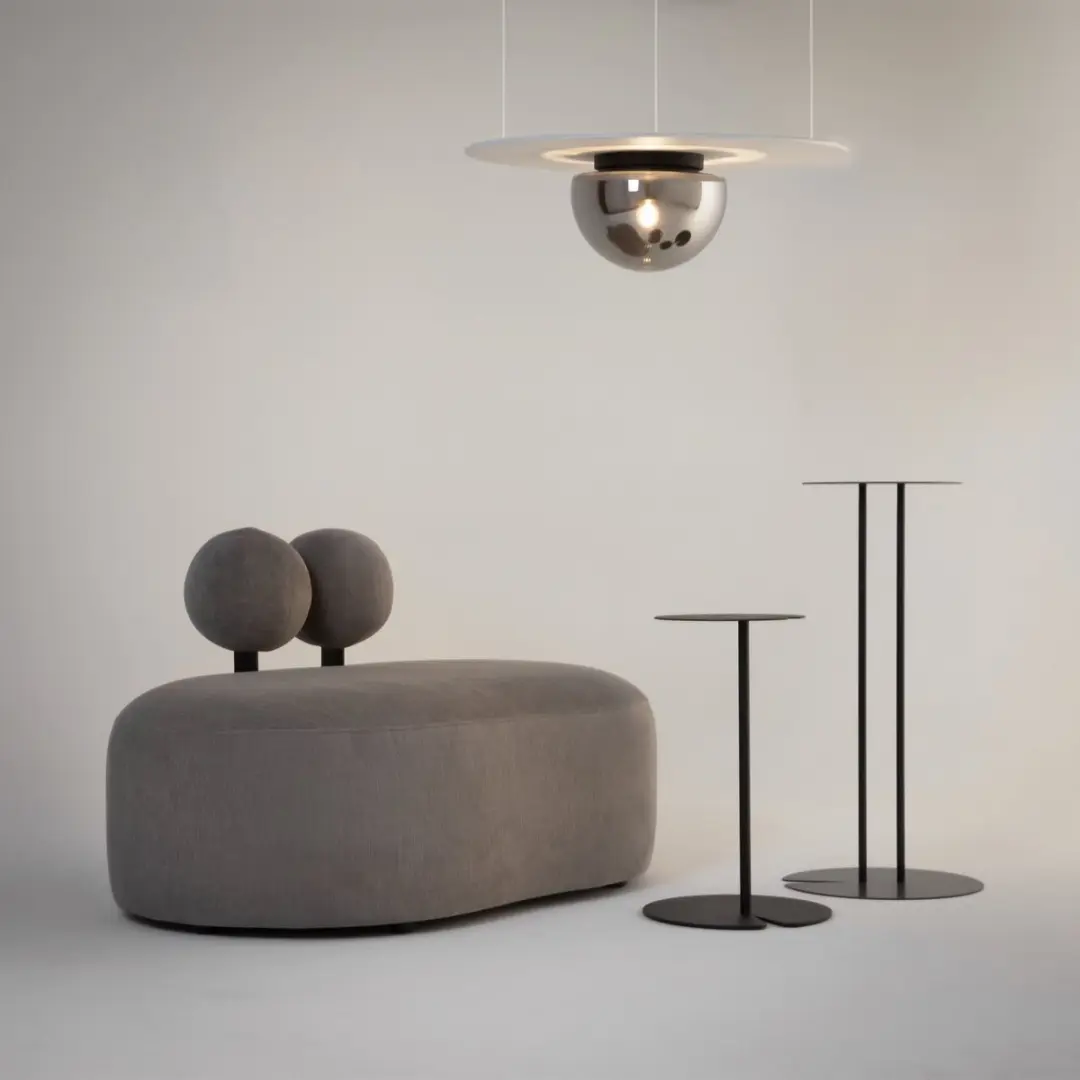 Maytoni Glassy Plafondlamp - Zwart Ø31,5cm