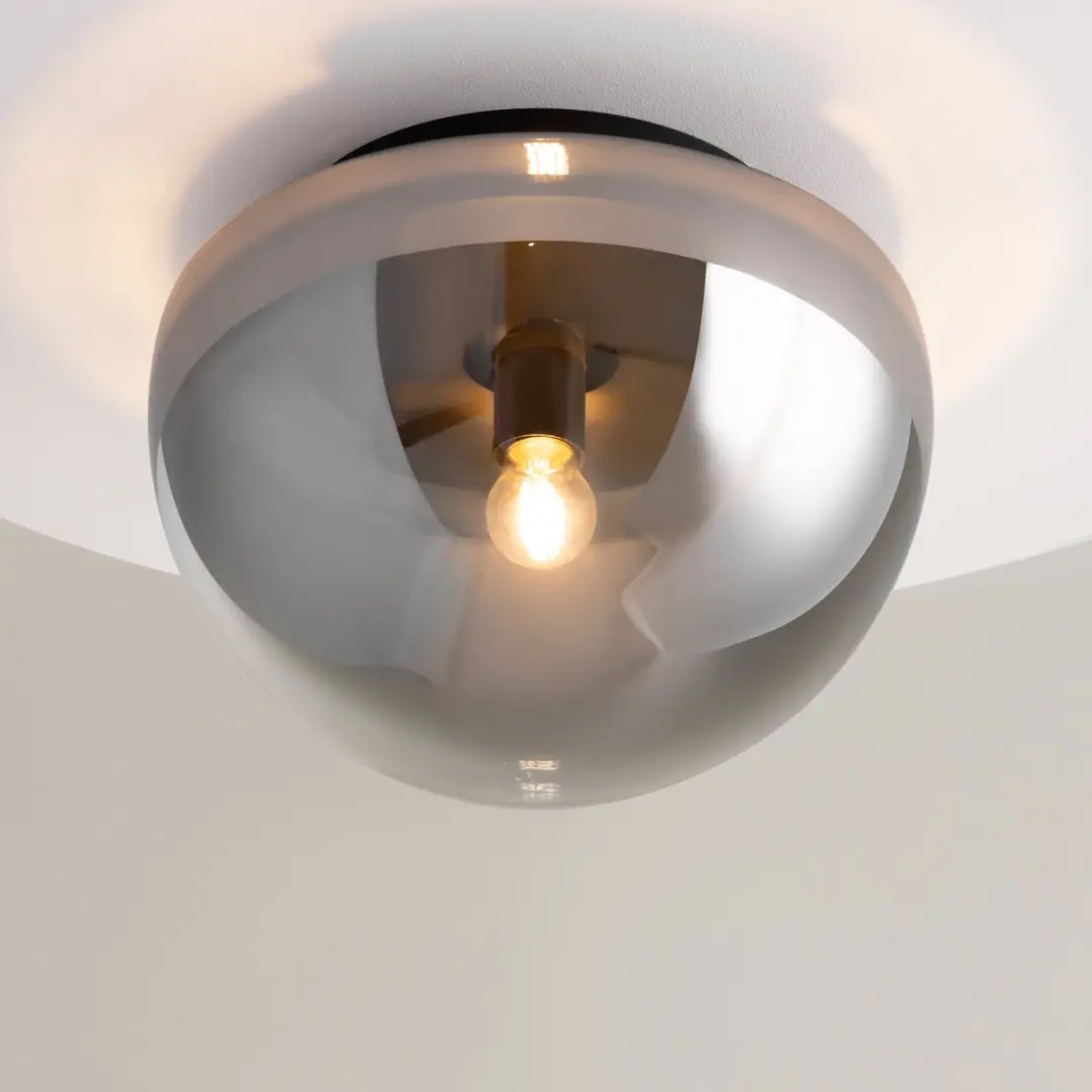 Maytoni Glassy Plafondlamp - Zwart Ø31,5cm