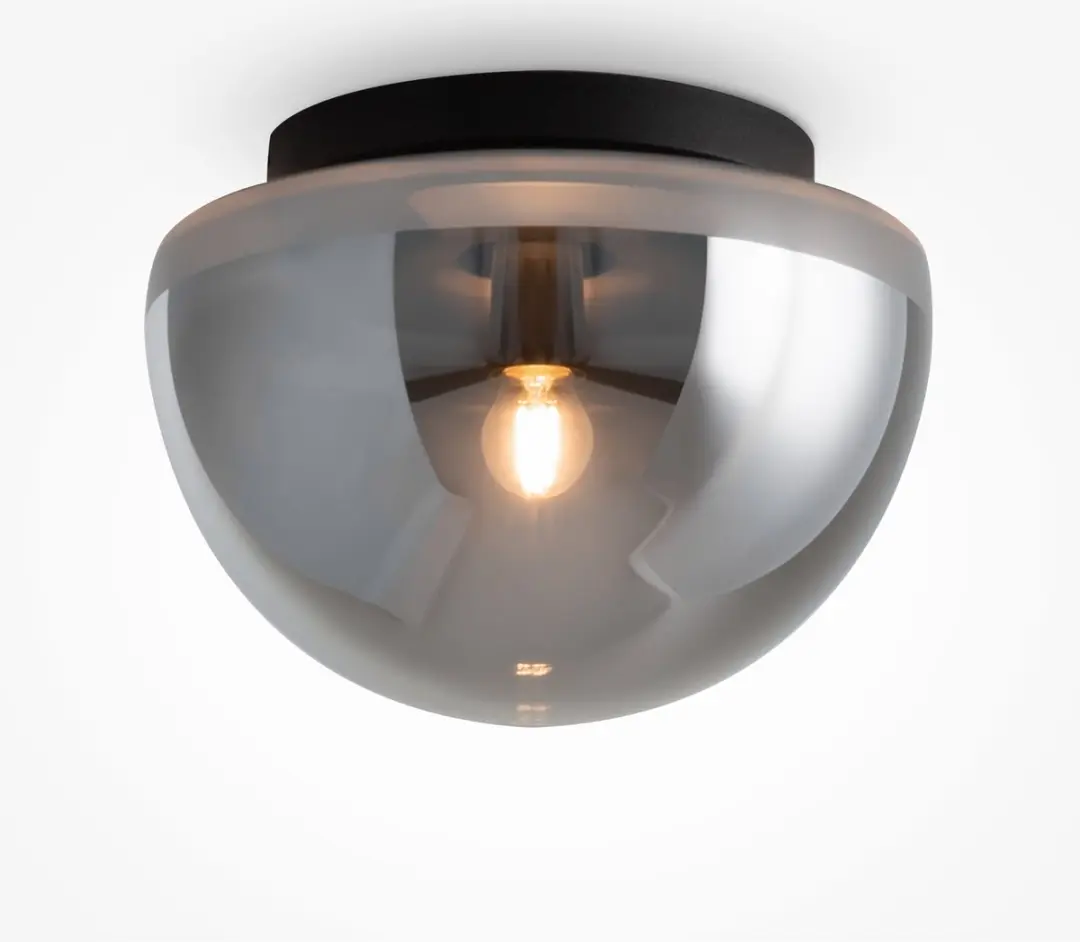 Maytoni Glassy Plafondlamp - Zwart Ø31,5cm