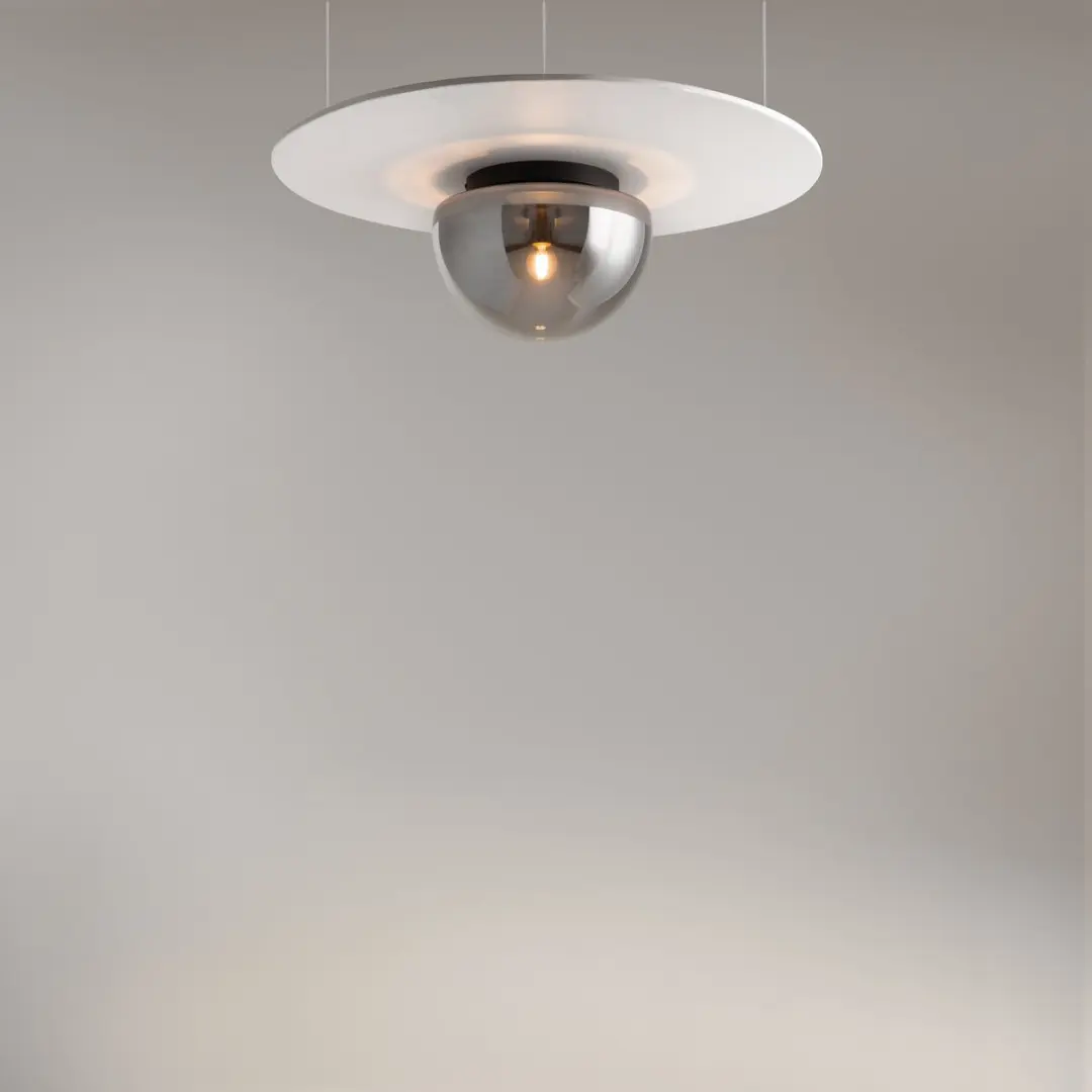 Maytoni Glassy Plafondlamp - Zwart Ø31,5cm
