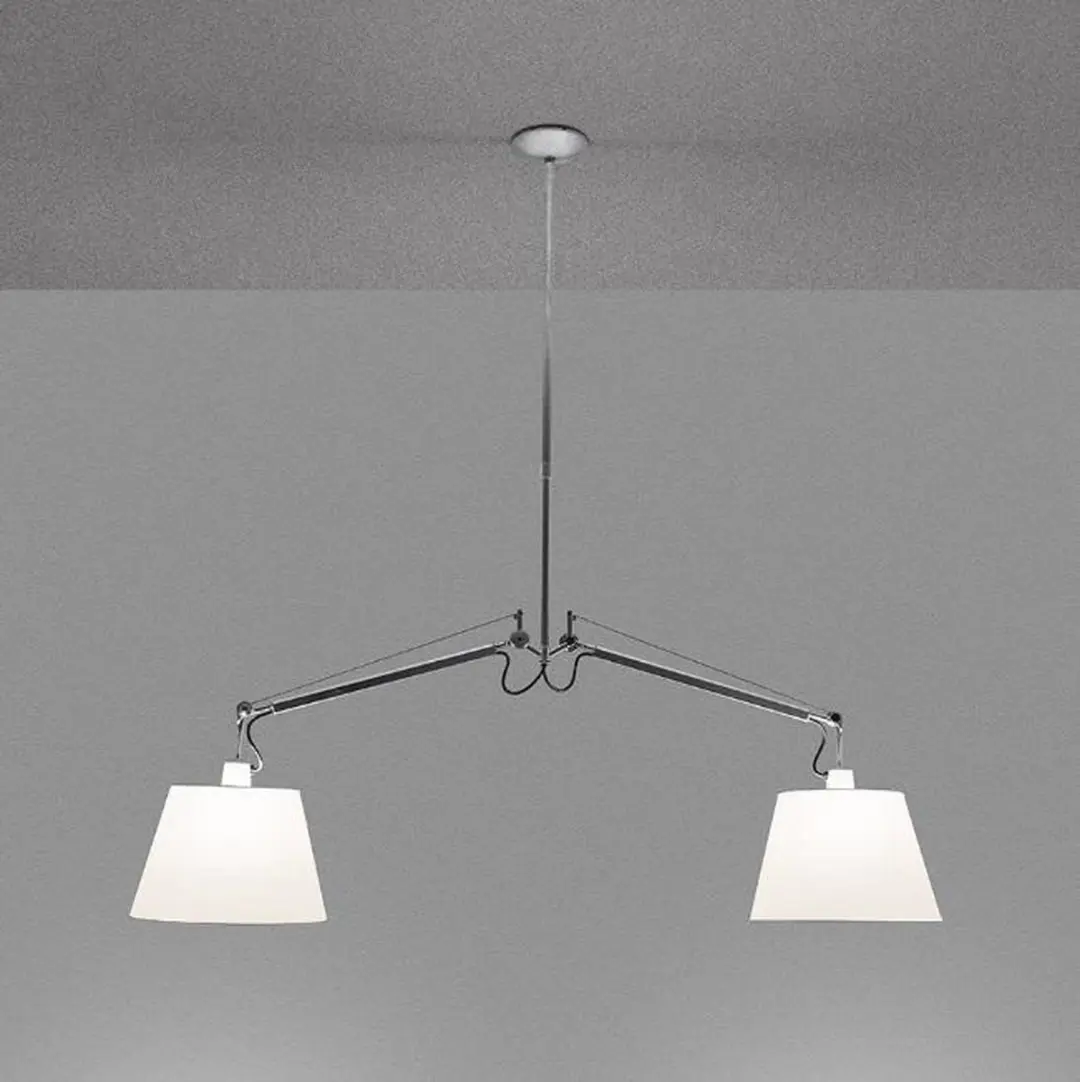 Artemide Tolomeo Due Bracci Hanglamp Ø36cm - Perkament