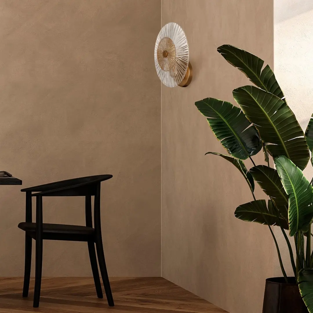 Maytoni Aster Wandlamp - Goud - Ø28cm