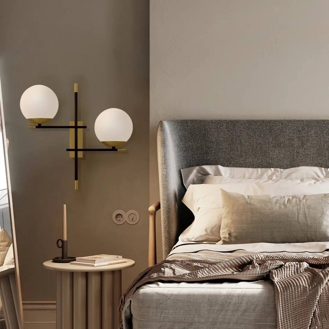 Maytoni Nostalgia Wandlamp Goud - 2 Lichtpunten