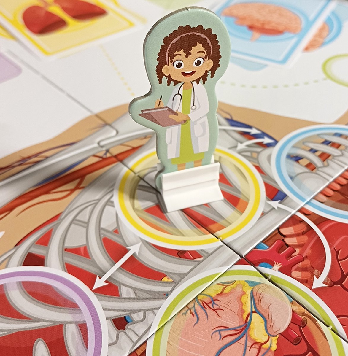 Tactic Apprenons Le Corps Humain - Bordspel - Let´s learn Our Amazing Body (FR)