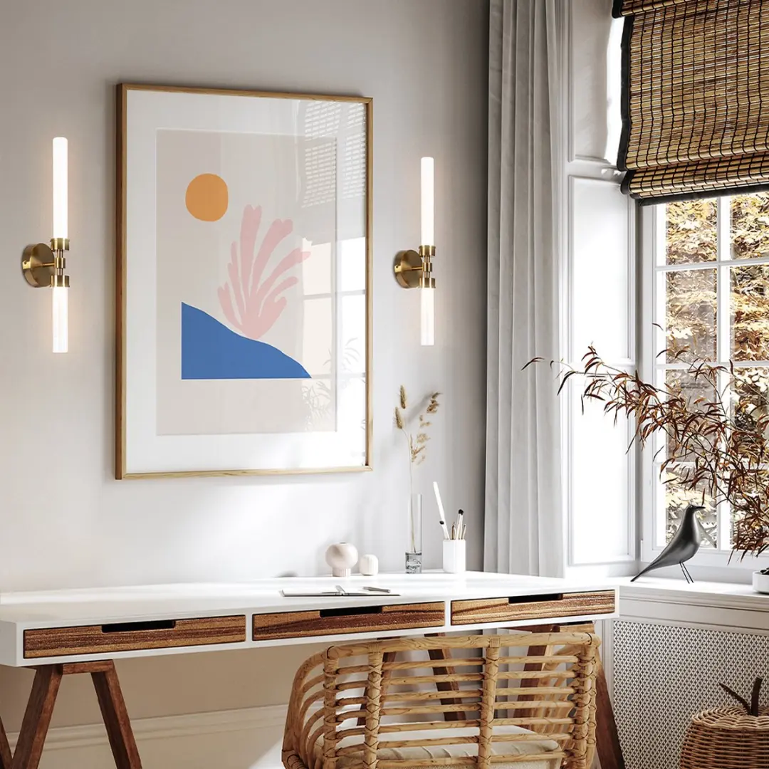 Maytoni Stelo Wandlamp - Goud