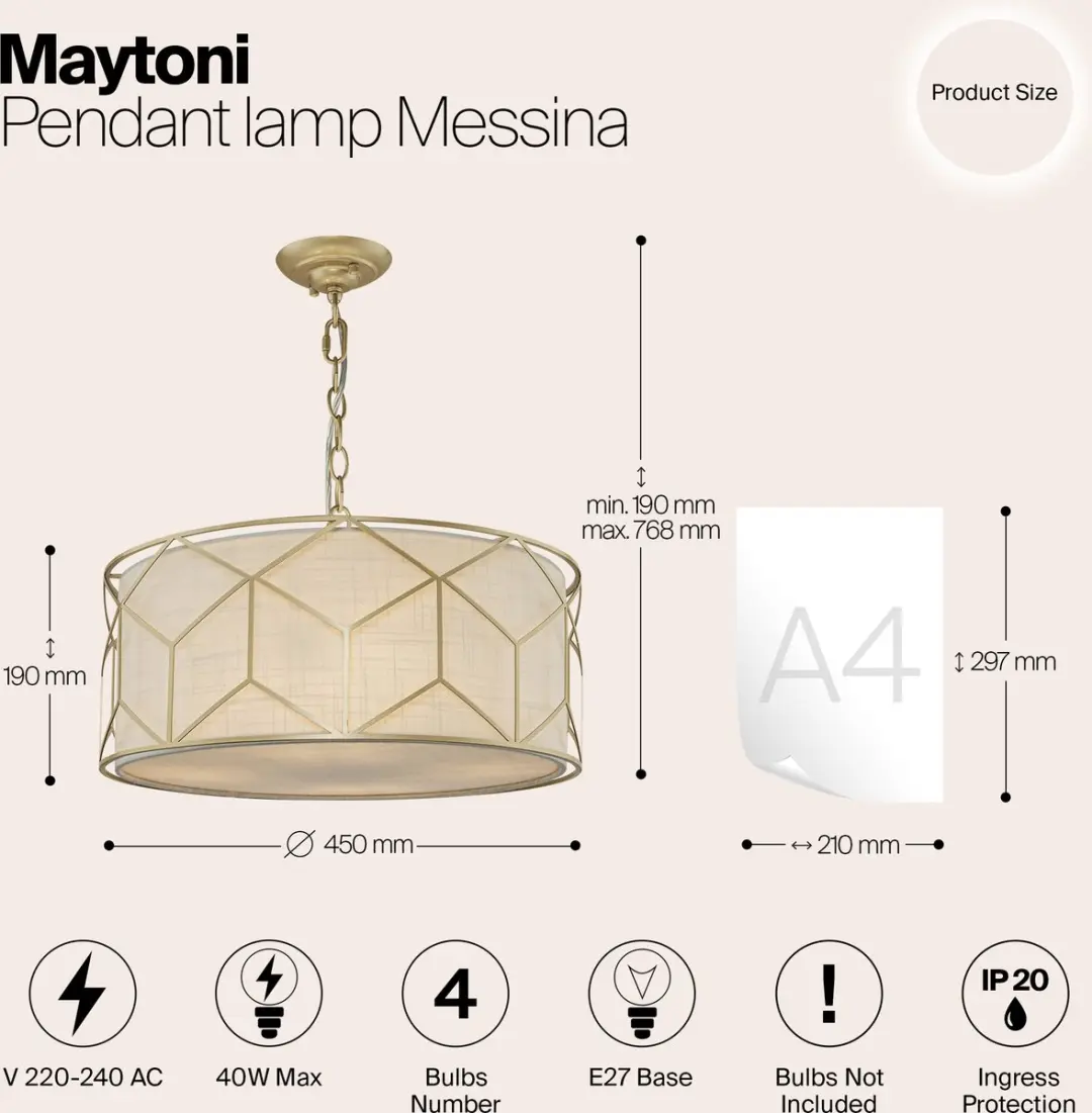 Maytoni Messina Hanglamp