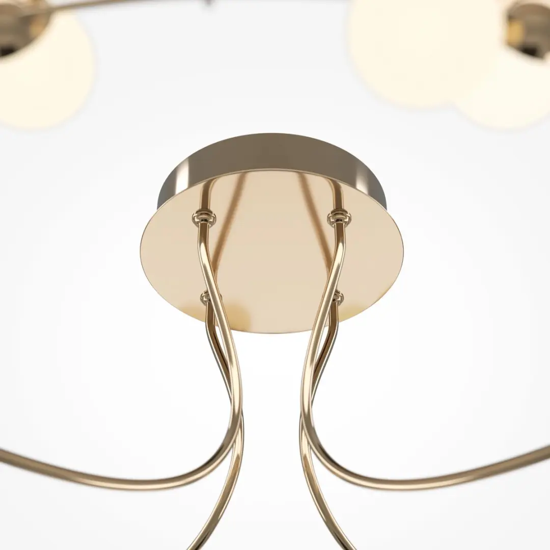 Maytoni Tessara Plafondlamp - Goud Ø80cm