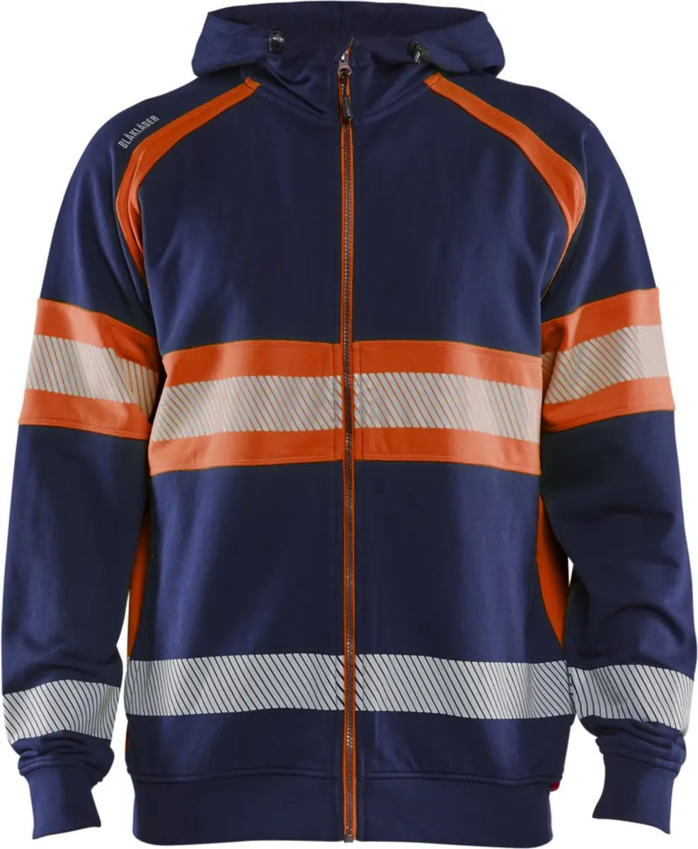 Blåkläder 3552-1158 High Vis Hooded Sweatshirt